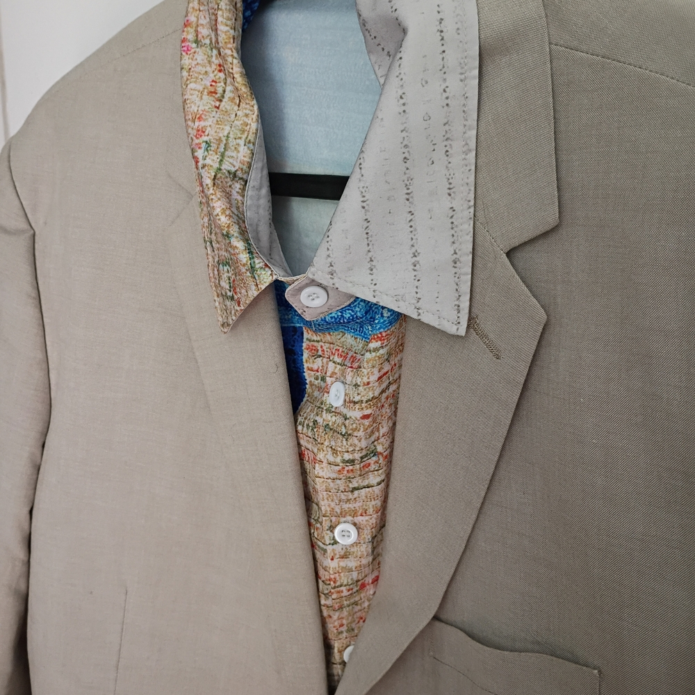 NEW Saddlebred Tan Sport Coat with Classic Notched Lapels